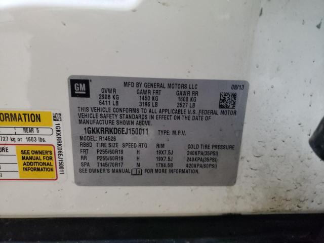 1GKKRRKD6EJ150011 GMC Acadia