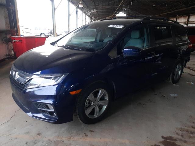 2020 Honda Odyssey Exl Blue vin: 5FNRL6H75LB039191