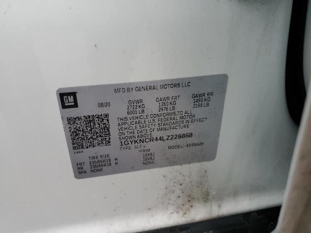 1GYKNCR44LZ228868 Cadillac Xt5 Premium Luxury