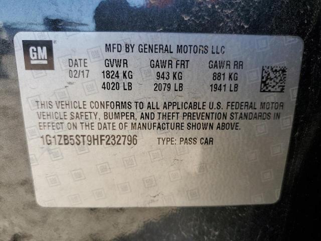 2017 CHEVROLET MALIBU LS - 1G1ZB5ST9HF232796