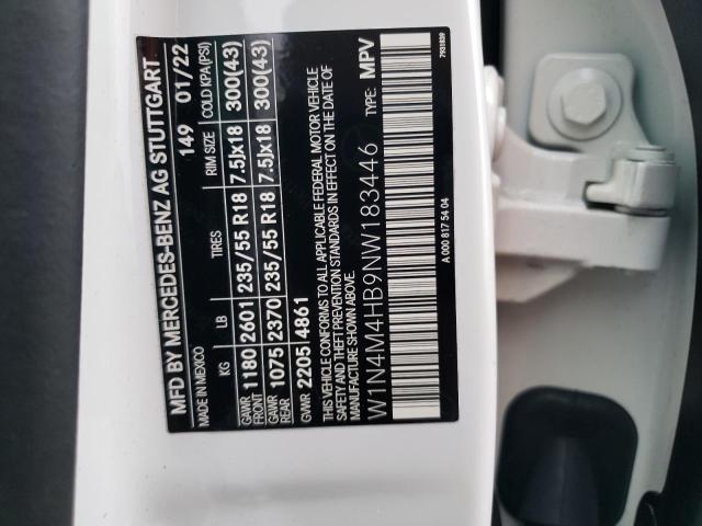 2022 MERCEDES-BENZ GLB 250 4M - W1N4M4HB9NW183446