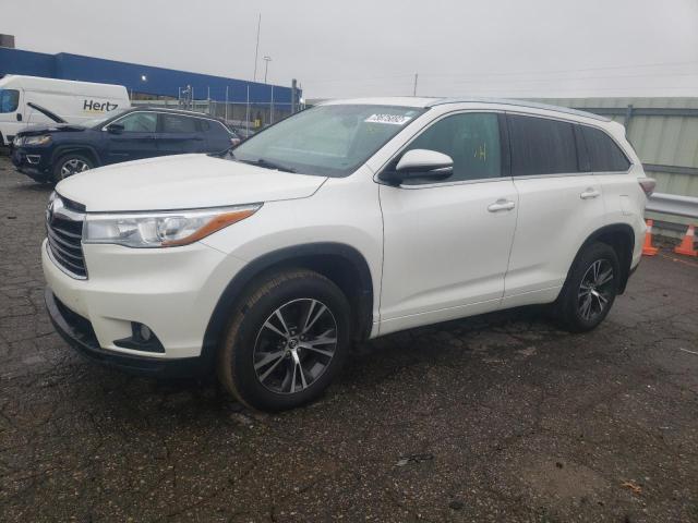 2016 Toyota Highlander XLE for sale in Woodhaven, MI