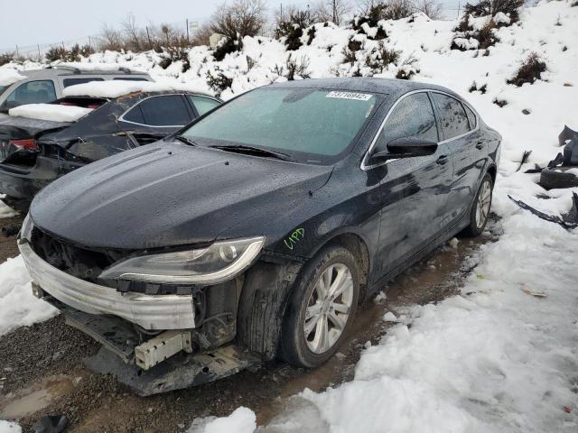 Salvage cars for sale at Reno, NV auction: 2015 Chrysler 200 Limited