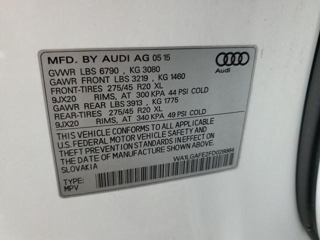 WA1LGAFE2FD028864 2015 AUDI Q7, photo no. 14