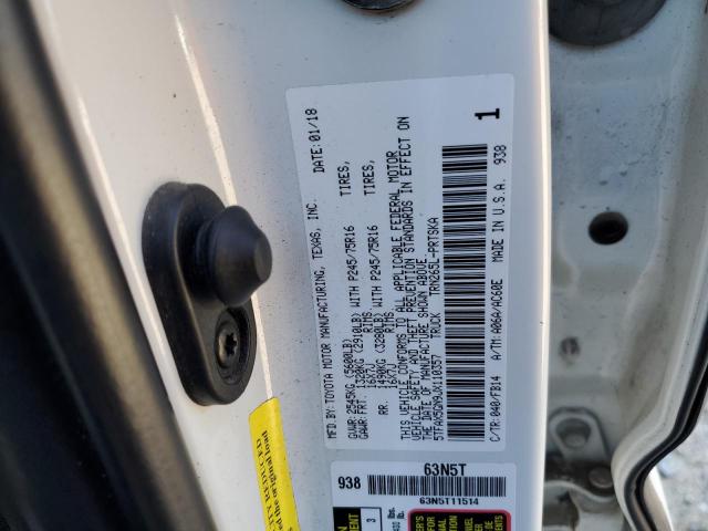 2018 TOYOTA TACOMA DOU - 5TFAX5GN9JX110357