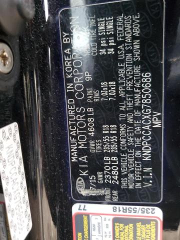 KNDPCCACXG7850686 KIA Sportage Ex