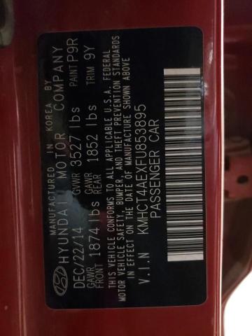 KMHCT4AEXFU853895 Hyundai ACCENT GLS