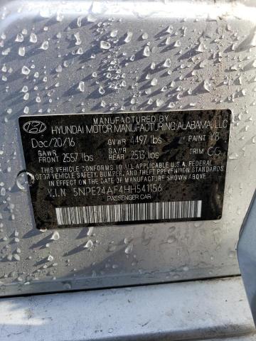 2017 HYUNDAI SONATA SE - 5NPE24AF4HH541156