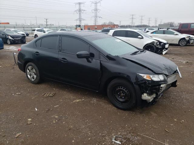 Lot #2378601979 2014 HONDA CIVIC LX salvage car