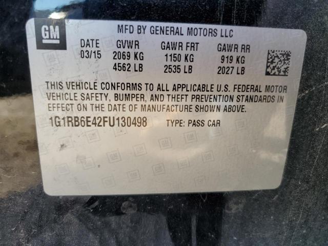 2015 CHEVROLET VOLT - 1G1RB6E42FU130498