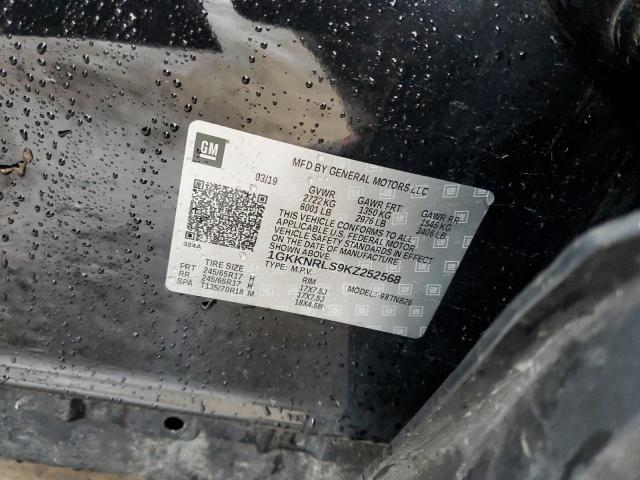 1GKKNRLS9KZ252568 GMC ACADIA SLE