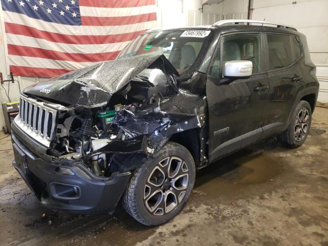 Salvage cars for sale from Copart Lyman, ME: 2015 Jeep Renegade L