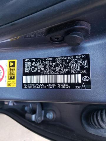 2016 LEXUS CT 200 H JTHKD5BH0G2273997