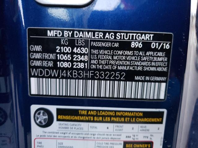 WDDWJ4KB3HF332252 Mercedes-Benz C 300 4matic