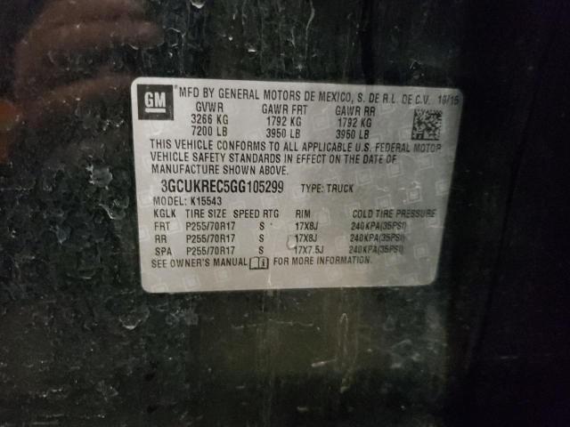 2016 CHEVROLET SILVRDO LT 3GCUKREC5GG105299