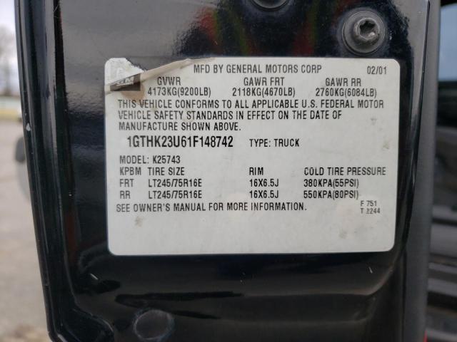 1GTHK23U61F148742 GMC Sierra K2500 Heavy Duty