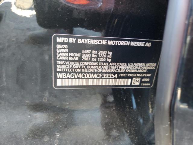 2021 BMW 840XI - WBAGV4C00MCF39354