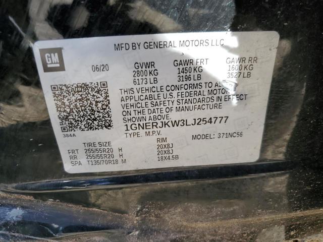 2020 CHEVROLET TRAVERSE R 1GNERJKW3LJ254777
