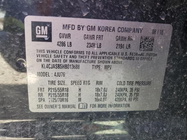 2017 BUICK ENCORE PRE - KL4CJASB5HB013688