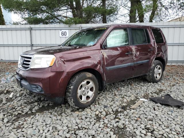Salvage cars for sale from Copart Windsor, NJ: 2012 Honda Pilot LX