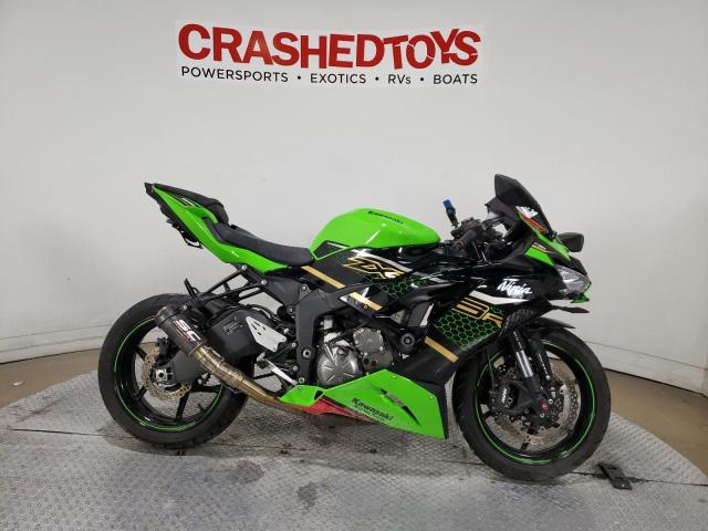 Salvage motorcycles for sale at Dallas, TX auction: 2020 Kawasaki ZX636 K