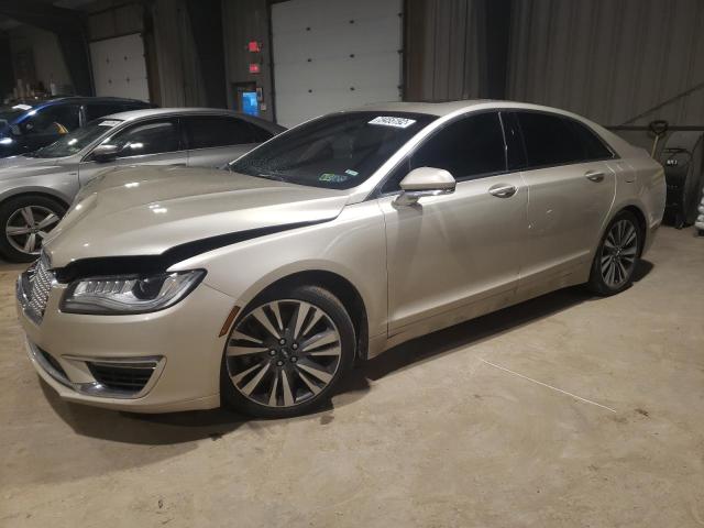 Salvage cars for sale from Copart West Mifflin, PA: 2017 Lincoln MKZ Reserv