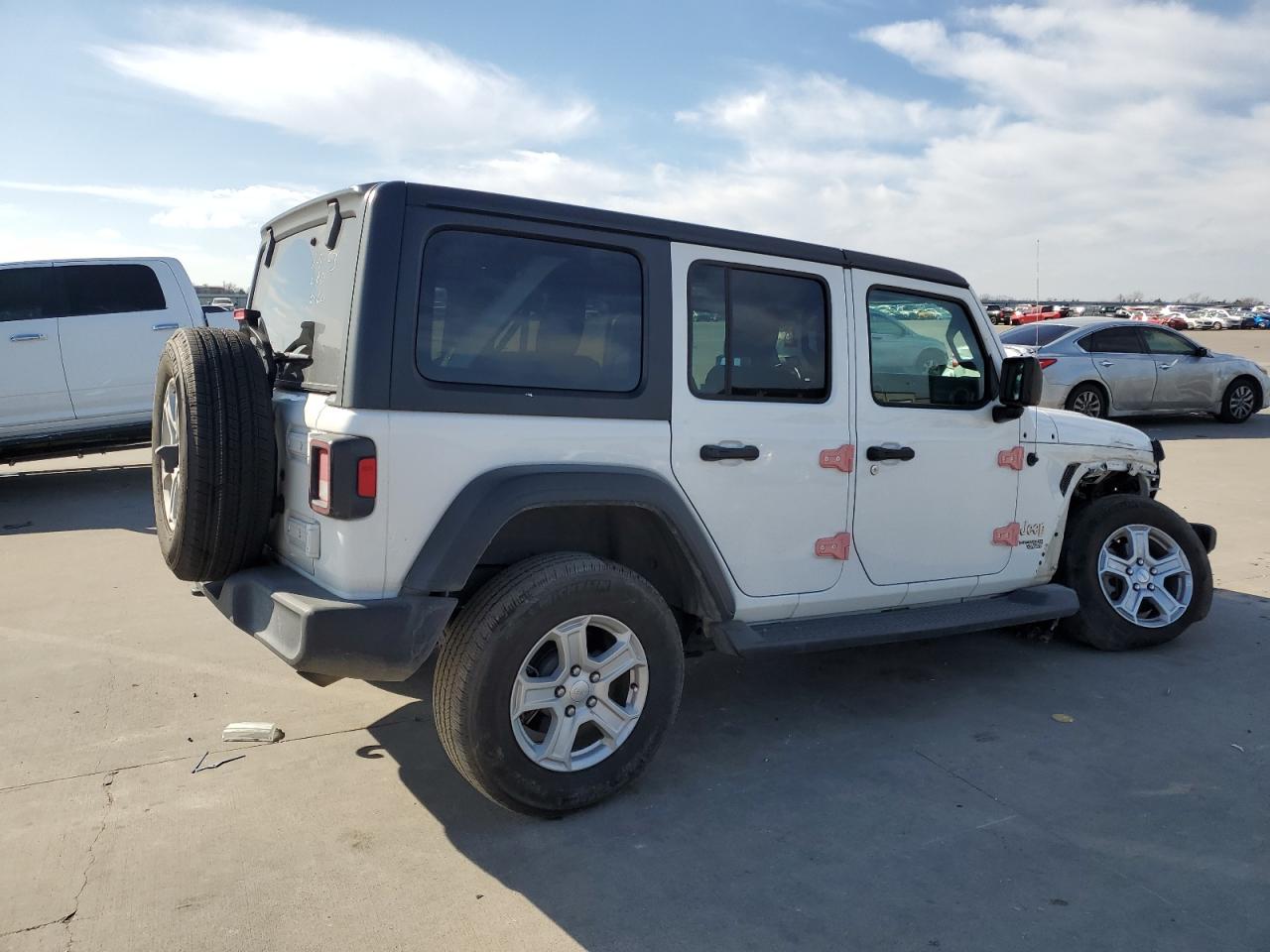 1C4HJXDNXLW213912 2020 Jeep Wrangler at TX - Wilmer, Copart lot 36252943 |  CarsFromWest