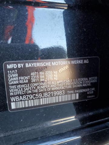 2018 BMW 330 XIGT WBA8Z9C59JB219983