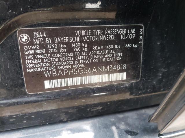 WBAPH5G56ANM34818 BMW 328 I Sulev