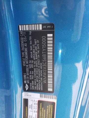 WMWSV3C56BTY15000 Mini COOPER S