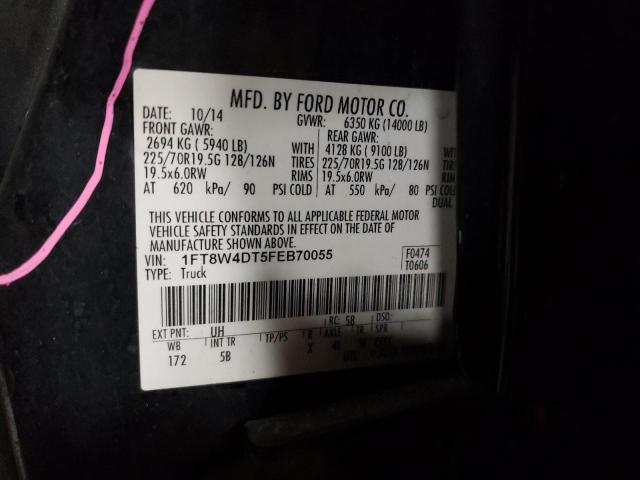2015 FORD F450 1FT8W4DT5FEB70055