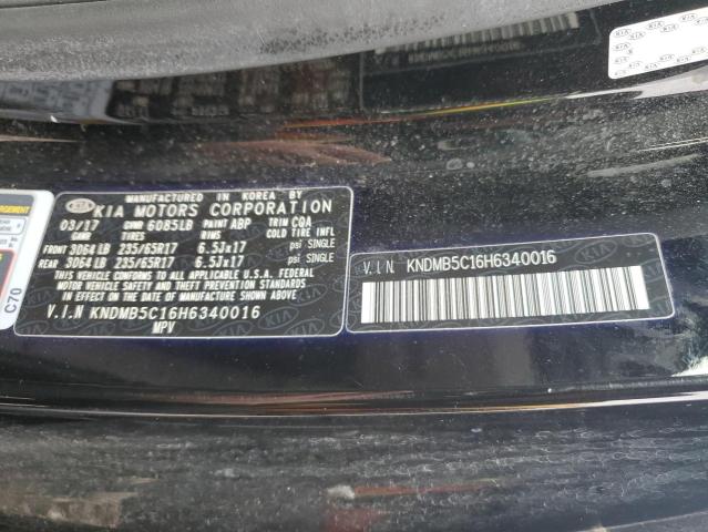 KNDMB5C16H6340016 KIA SEDONA LX