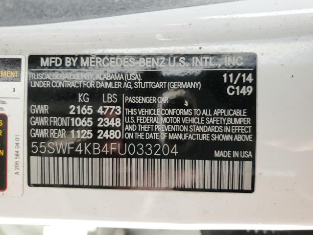 55SWF4KB4FU033204 Mercedes-Benz C 300 4matic
