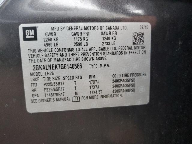 2GKALNEK7G6140586 GMC Terrain Sle
