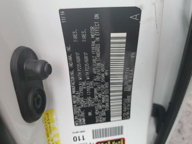 2015 TOYOTA SIENNA LE - 5TDKK3DC8FS551890