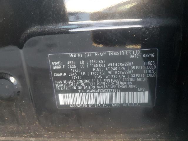4S4BSAFC5G3323829 Subaru Outback 2.5i Premium