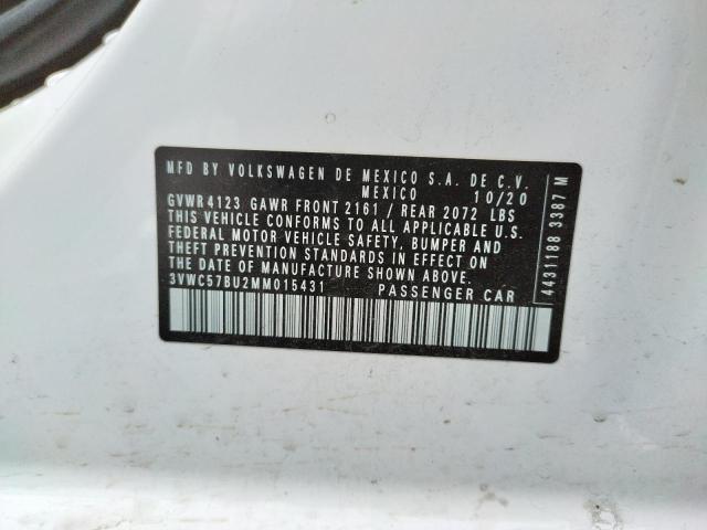 2021 VOLKSWAGEN JETTA S - 3VWC57BU2MM015431
