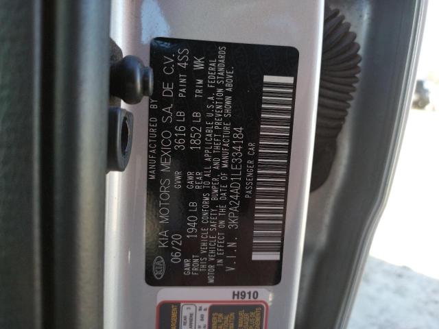 3KPA24AD1LE334184 KIA RIO LX