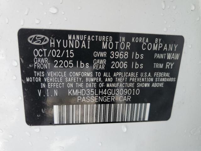 2016 HYUNDAI ELANTRA GT - KMHD35LH4GU309010