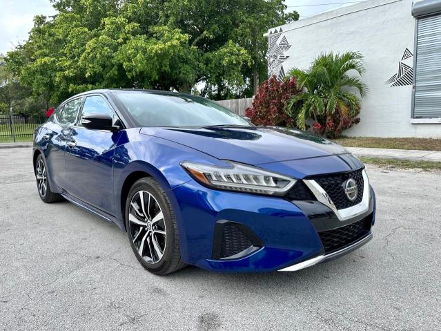 Salvage cars for sale from Copart Miami, FL: 2021 Nissan Maxima SV