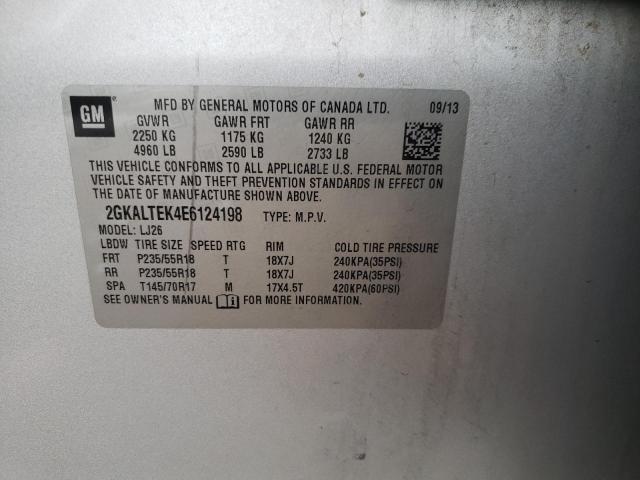 2GKALTEK4E6124198 GMC Terrain Slt