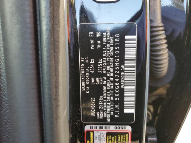5XXG64J25NG105188 KIA K5 GT LINE