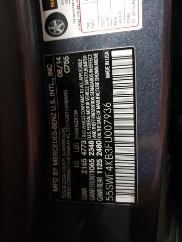 2015 MERCEDES-BENZ C300 - 55SWF4KB3FU007936