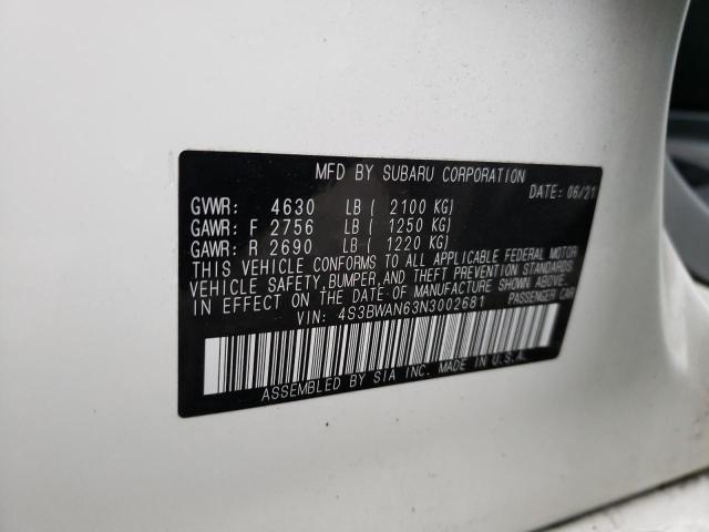4S3BWAN63N3002681 Subaru Legacy Limited