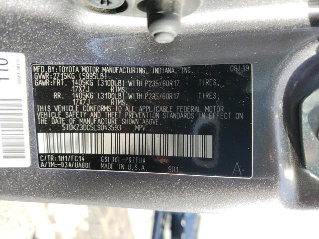 2020 TOYOTA SIENNA LE - 5TDKZ3DC5LS043593