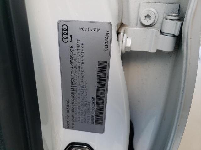 2020 AUDI A3 S-LINE WAUBEGFF3LA028563