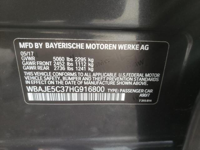 2017 BMW 540 I - WBAJE5C37HG916800