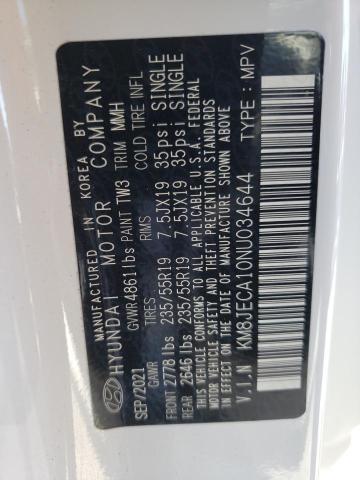 2022 HYUNDAI TUCSON LIM - KM8JECA10NU034644