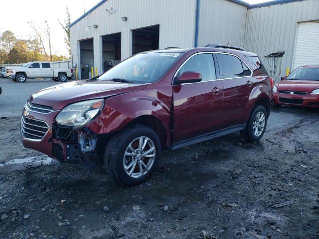 Salvage cars for sale from Copart Savannah, GA: 2016 Chevrolet Equinox LT