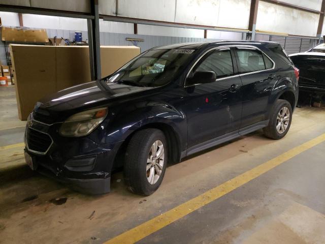 Salvage cars for sale from Copart Mocksville, NC: 2016 Chevrolet Equinox LS